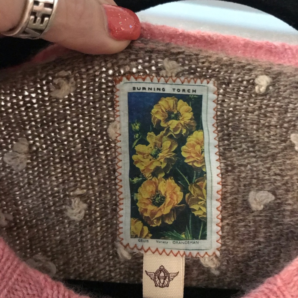 Burning Torch Cashmere Sweater - Picture 3 of 5